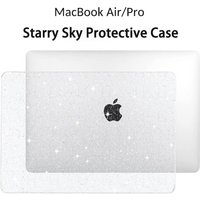 Glitter Bling Laptop Case For MacBook Air 13 M1 A2337 2022 Air 13.6 M2 A2681 Pro 13 A2338 Case Cover Accessories
