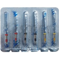 6 Stück Dental Reciprocating Rotary VDW Blaue NiTi-Feilen, Endo-Feilen, nur für zahnärztliche Endodontie-Rotationsbehandlungen