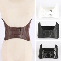 Multiple Colour Underbust Corset Lady's gothic Girdle Female Harness Strap rubber Elastic Belts Cummerbund for women Dress Coat