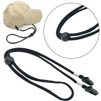 Hat Retainer Anti-lost Windproof Hat Strap Adjustable Hat Chin Cord Removable Hat Wind Rope Sun Hat Lanyard