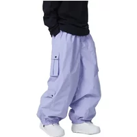 Schnee hose neue Winter Frauen Männer Snowboard hose wasserdichte wind dichte warme Skihose Voll gummi lose Ski kleidung