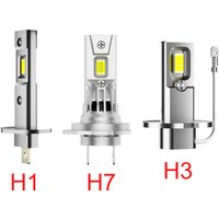 2Pcs LED H1 H3 Car Headlight 9005 9006 H8 H9 H11 H16 880 6000K White High Low Beam Fog Lamps Light Bulbs12000Lm 12V 100W