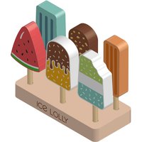 Jouets de crème glacée Montessori en bois pour tout-petits, jeu de Simulation de nourriture, accessoires de cuisine, jouets pour enfants de 3 4 5 ans