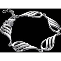 925 Sterling Silver Bracelet Angel Wings Classics for Woman Man Fine Jewelry Wedding Noble Chain Party Christmas