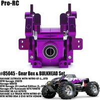 #85045 Gear Box / Bulkhead Set Front or Rear Aluminum Part for HPI 1/8 RTR SAVAGE 25 SS 4.6 3.5 RS4 3 EVO 21TRUCK KFX700 RC Car