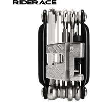RIDERACE Bike Multi Tool 16 in 1 Portable Chain Splitter Cutter CR-V Steel Hex Allen Wrench Screwdriver Bicycle Repair Tools