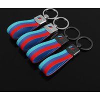 Luxury Leather Car Emblem Carving Key Keyring Key Chain For BMW M Sport E36 E34 F31 F10 F20 F40 M3 M4 M5 F48 E46 E60 E90 E91 E3