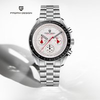 2026 New PAGANI DESIGN Moon Luxury Men's Watches Quartz Chronograph Watch Men AR Sapphire Mirror Japan VK63 Luminous Sport Clock