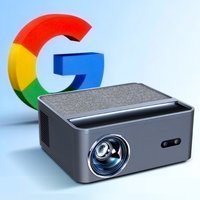 AUN A45 Pro Projector Android Google TV Netflix Native 1080P 3D 200 inch Home Theater MINI Smart Projector Real 870 ANSI Cinema