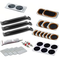 Vulcanizing Patches Bike Tire Repair Kit Motorcycle Cycling Metal Rasp Inner Tube Puncture Patch MTB Road Mountain Bicycle