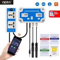 WiFi Temp PH ORP Controller Meter Water Quality Analyzer Data Logger PH Tester Smart Remote Online Monitor for Swimming Pool