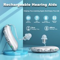 BTE Elderly Hearing Aid Rechargeable Deaf Digital Display The Listening Device Wireless Hearing Amplifier Invisible Hearing Aids