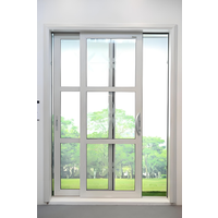 Bedroom French Style Manual Sliding Window Horizontal Sliding Noise Reduction Windows Aluminium Thermal Break Glass Windows
