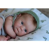 20inch Reborn Doll Kit Ducklin Lifelike Fresh Color Unfinished Doll Parts with Body and Eyes Bebe Reborn Kit