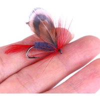 Fly Fishing Hooks Set Colored Feather Insect Wings Artificial Bait Topwater Stream Lure for Trout Bass Perch Wobblers