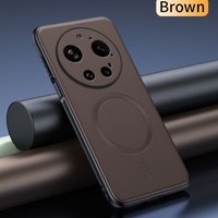 For Xiaomi 17 Ultra Case Magnetic Leather Shield Cover For Xiaomi 17 Ultra Anti-Fingerprint Non-Slip PC+TPU