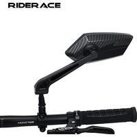 Bicycle Rear View Mirror Wide Range Reflector Two-Color Wide Angle Adjustable Bike Handlebar Rearview Mirrors MTB Accessories