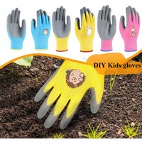 DIY Kids Safety Protection Gloves Durable Waterproof Work Garden Non-Slip,Children Latex Gloves,Puncture-resistant,kitchen