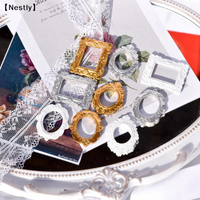 15Pcs Mini Photo Frame Crafts Simulation Picture Frame Decor Mini Picture Frame House Decorative Photo Ornament Diy〔Nest〕