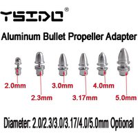 5Pcs YSIDO RC Propeller Adapter 2mm 2.3mm 3mm 3.17mm 4mm 5mm RC Aluminum Bullet Holder for Airplane Brushless Motor Prop