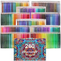 Brutfuner 48/72/120/150/160/180Colors Pencils Professional Oil Wood Soft Watercolor Pencil For School Draw Sketch Art Supplies