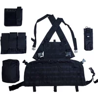 Outdoor RRV Molle Tactical Vest Combat Chest Rig Green Black War Game Body Armor Shooting Hunting Paintball Airsoft Vest Gear