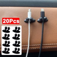 Car Dashboard Phone Charger Cable Manager Hook Auto Interior Headphone Line Organizer Clasp Clamp Holder Tools Accessories