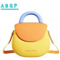ABQP NEW Cute Shoulder Bag Durable Gourd-Shaped Handbag New Sweet Outing Small Mobile Phone Bag Women's Mini Tote Bag Crossbody