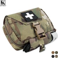 KRYDEX Taktische Abreißbare IFAK-Tasche Erste-Hilfe-Medizintasche MOLLE EMT-Halter Outdoor-Trauma-Kit Überlebensausrüstung