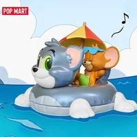 POPMART TOM And JERRY Funfair Series Blind Box Anime Figure Guess Bag Ornament Figurines Dolls Model Gift