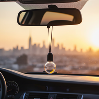 Creative Car Bulb Hanging Ornament Interior Rearview Mirror Pendant Minimalist Mini Light Bulb Decor For Vehicle Accessories