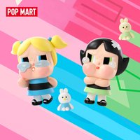 POP MART CRYBABY X Powerpuff Girls Series Mystery Box by Molly 1PC/12PCS POPMART Blind Box Figurka akcji Śliczna zabawka Prezent urodzinowy