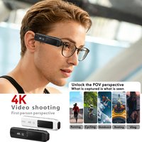 OBIJOYI 4K Sports Camera First-Person View Camera Anti-Shake WiFi and Voice Control Head-Mounted Hands-Free Shooting