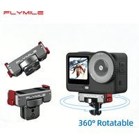 Magnetic Quick Release Adapter for DJI OSMO Action 6/Nano Rotatable Dual-Claw Base Metal Mount 1/4" Thread Vlog Accessories