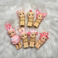 Sonny Angel Mini Figure cherry Blossom 2025 Series No box No bag Blind Box Seated Cherry Blossom Cherry Blossom Rabbit SAS65962
