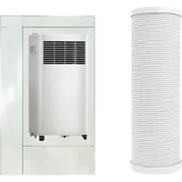 Exhaust Hose for MIDEA Mobile Air Conditioner 13cm 15cm PVC Plastic Duct with Expandable Length and Clamp Ring Fixing