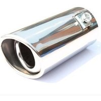 Exhaust Pipe Tip Car Auto Muffler Steel Stainless Trim Tail Tube For Decorative Piece Exhaust Car Exhaust Line Exhaust Cutout