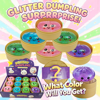 Dumpling Pressure Dumpling Squishies Cute Colorful Bun Toy Slow Rising Stress Relief Fidget Toy for everyone Anti-Anxiety Gift