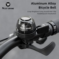 WEST BIKING Mini Lightweight Bicycle Bell Waterproof Rustproof Easy Install for MTB Road Folding Bikes Bell Bicycle Accessories