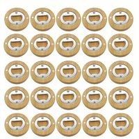 1/10/25/40pcs Bamboo Blank DIY Bottle Opener Suitable For Bar Or Household Barware Tool Wedding Favors Bottle Opener for Guests