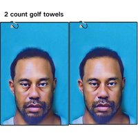 2 count Funny Microfiber Premium Golf Towels, Printed Golf Towels for Golf Bags for Men&Women, Great Golf Accessories For Dad