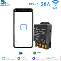 Ewelink Smart WiFi Switch 30A High Power Controller Motor Relay Module Timing Voice Control With Alexa Google Home