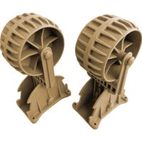 Durable PVC Inflatable Boat Wheels Flipup Design for Easy Boat Launch Marine Accessories