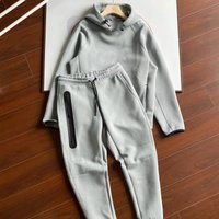 Men's Air Layer Cotton Sports Pants Casual Slim Fit Drawstring Sweatpants Autumn Winter Long Sleeve Youth Leisure Suit
