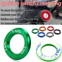 Motorcycles 2022 2023 For Z125 Ninja 125 2016-2021 2019 2018 Ignition Switch Cover Ring CNC Aluminum Accessories z125