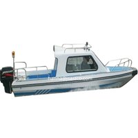 Fiberglass 8-Passenger Sightseeing Speedboat for Water Park & Lake Recreation