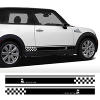 Car Side Stickers For Mini Cooper R56 R57 R58 R50 R52 R53 R59 R61 Countryman R60 F60 F55 F56 F54 Racing Sport Graphics Decals