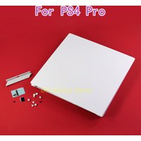 1set Full Housing Shell Case with labels For PS4 pro Console White Color Housing Case House Shell