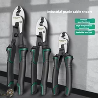 Cable Wire Bolt Cutters Stripping Breaker Cutting Crimping Professional Electrician Pliers Stripper Tools 6/8/10 Inch