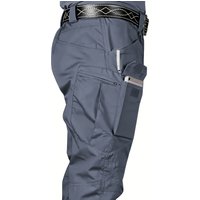 S-6XL Men's Tactical Cargo Pants Outdoor Casual Sports Pant Hiking Fishing Waterproof Multi-pocket Men Trousers for Work